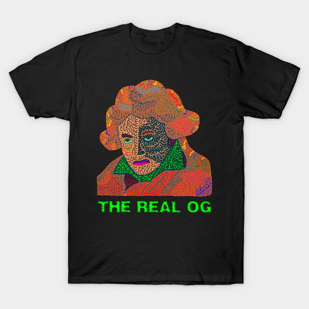Beethoven - The Real OG T-Shirt by NightserFineArts